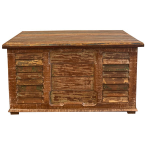 Farmhouse Style Distressed Wood 36 in. Wide Chest