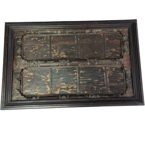 Ranch Style Antique Door Repurposed Solid Wood 54 in. x 35 in. Rectangle Coffee Table