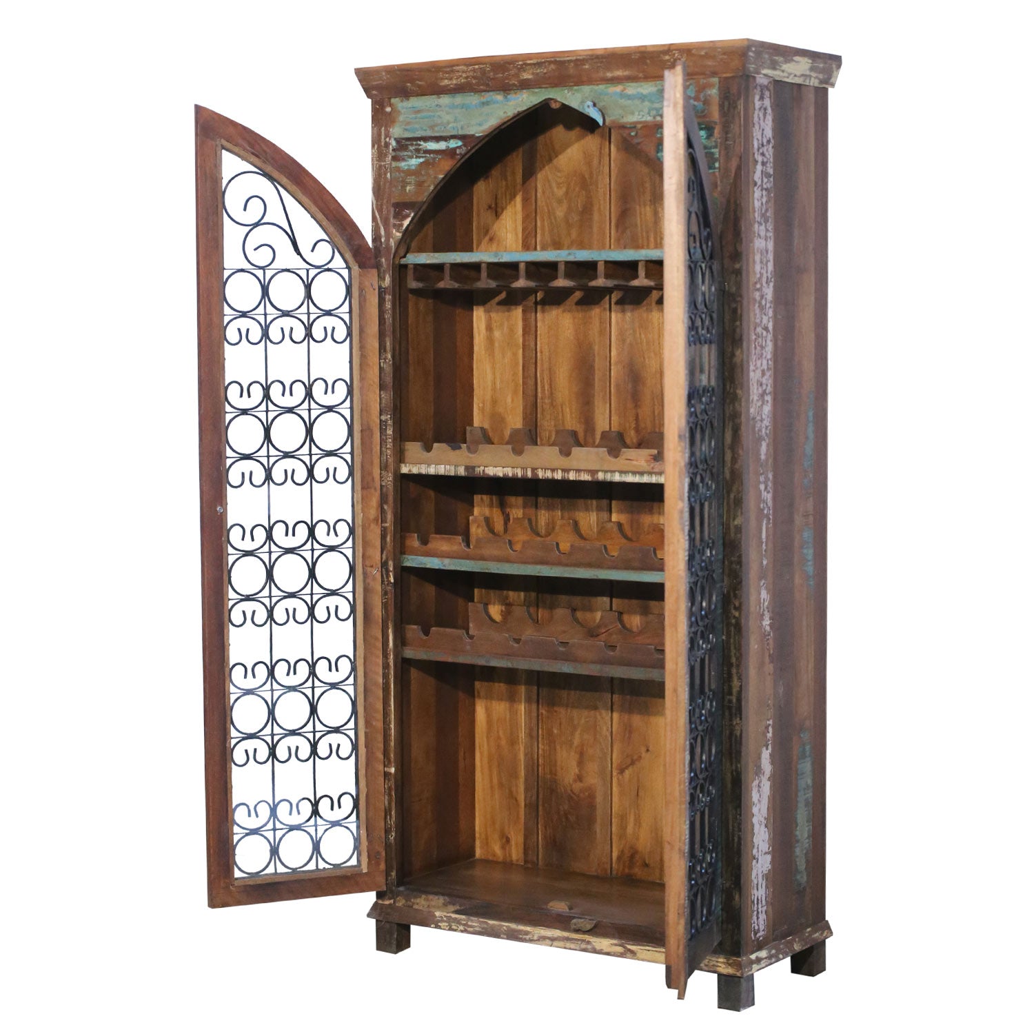 Chinese Antique Style Wine & Liqueur Cabinet